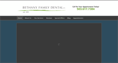 Desktop Screenshot of bethanyfamilydental.com